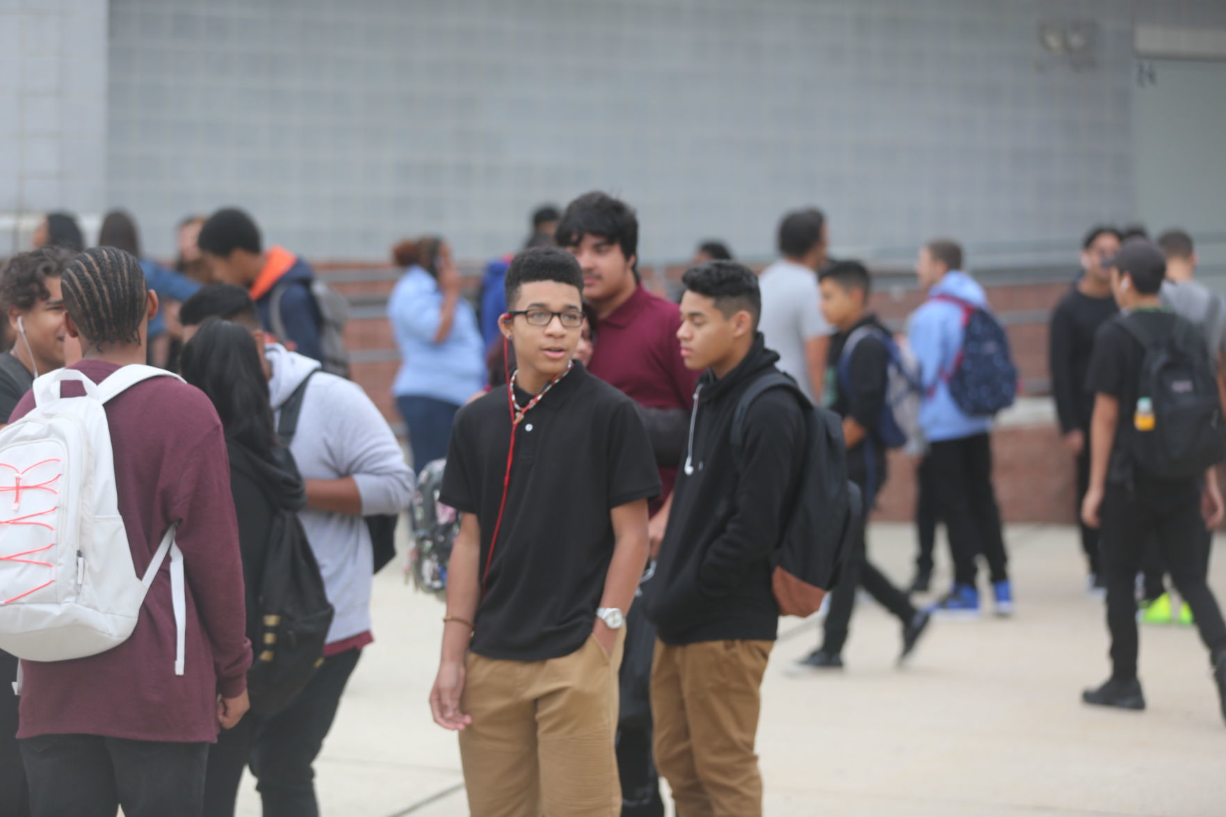 First Day at Pleasantville High School